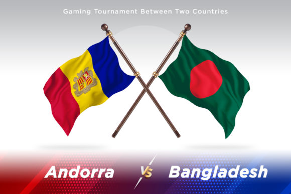 Andorra and Bangladesh Flags in Design: A Versatile Visual Tool
