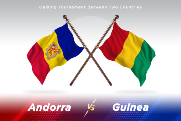 Andorra and Guinea Flags in Design: A Versatile Visual Concept