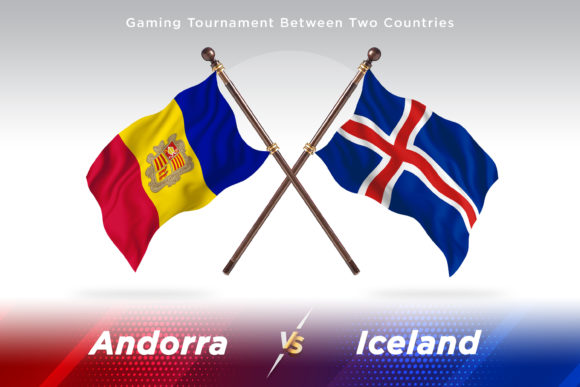 Andorra Versus Iceland Two Flags: A Powerful Concept for Creative and Professional Use