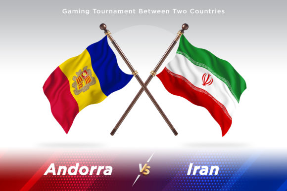 Andorra Versus Iran Two Flags: A Bold Visual Statement