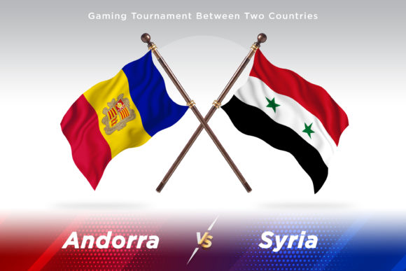 Andorra Versus Syria Two Flags: A Comparative Visual Illustration for Global Awareness