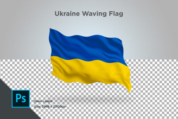 Ukraine Waving Flag: A Versatile Design Element for Creative and Professional Projects